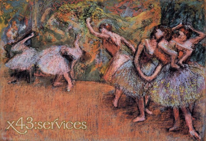 Edgar Degas - Balletszene 3